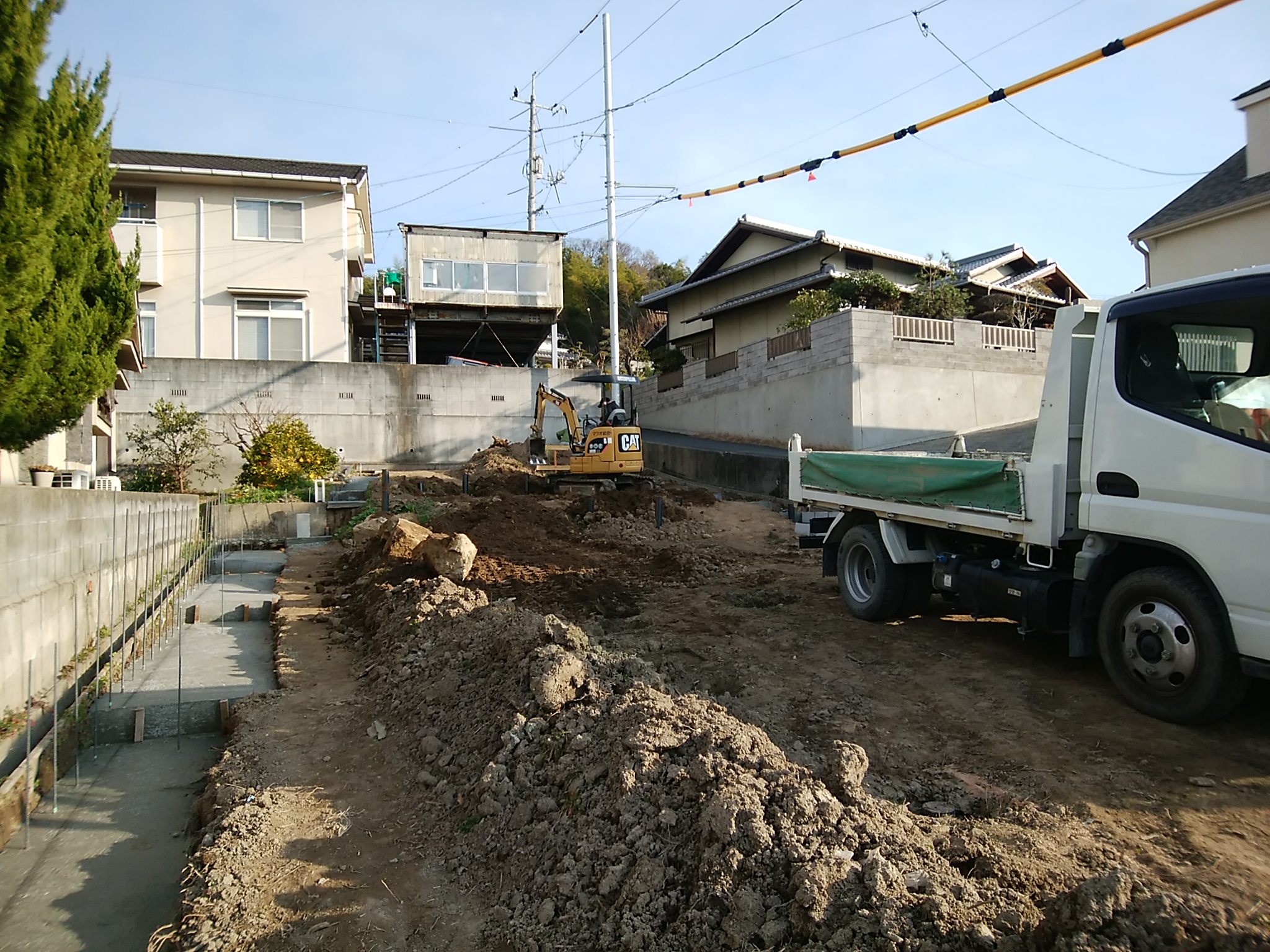 木まま　平屋住宅　基礎