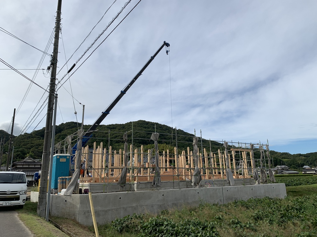 平屋　木まま　新築住宅